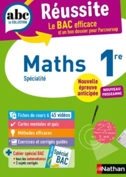 ABC Réussite Maths 1re 2027