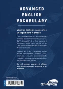 Advanced English Vocabulary: Ideal for TOEIC, TOEFL, IELTS & Cambridge exams