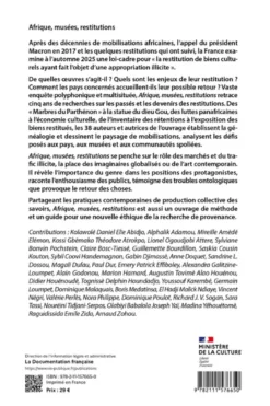 Afrique, musées, restitutions