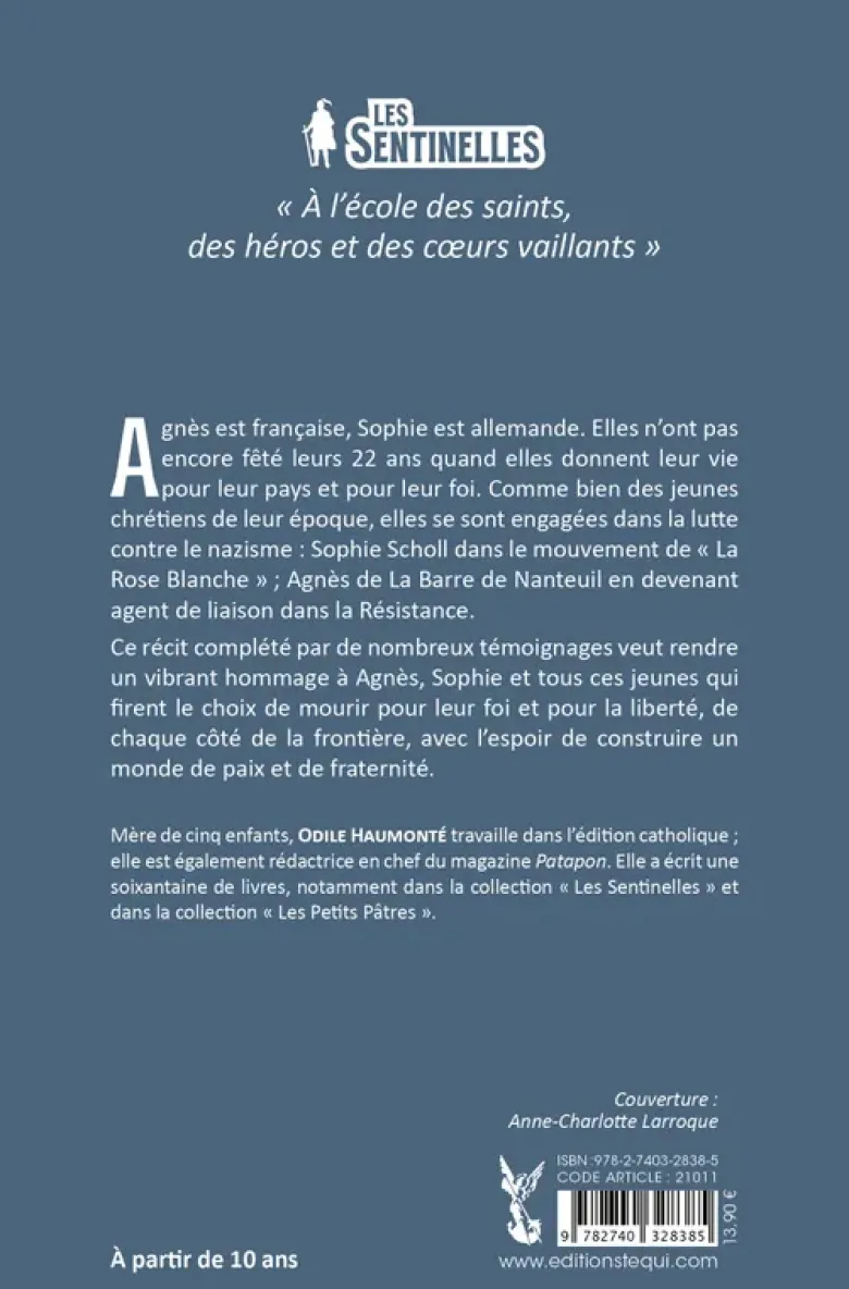 Agnès de Nanteuil et Sophie Scholl