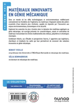 Aide mémoire - Matériaux innovants en génie mécanique
