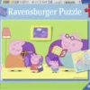A la maison Peppa Pig puzzle 2 x 12 pièces