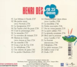 AlbumCD 12 CM LP Henri Dès En 25 Chansons