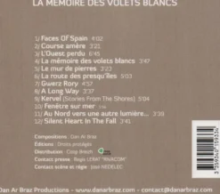 AlbumCD 12 CM LP La mémoire des volets blancs