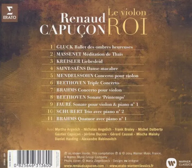 AlbumCD 12 CM LP Renaud Capucon : Le Violon Roi