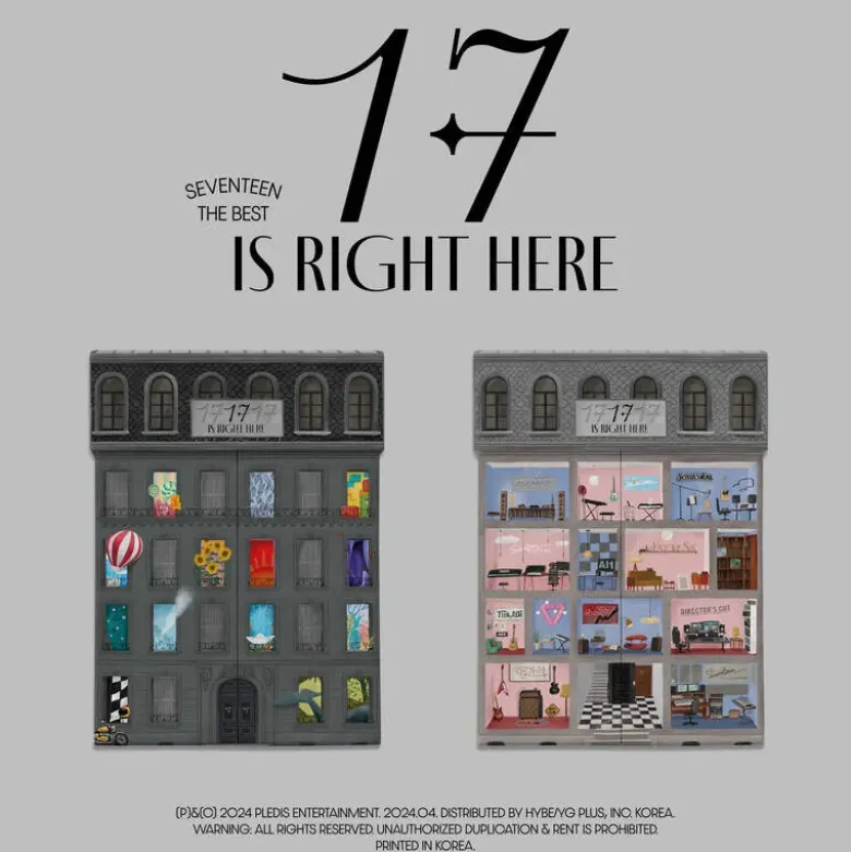AlbumCD 12 CM LP Seventeen Best Album '17 Is Right Here'