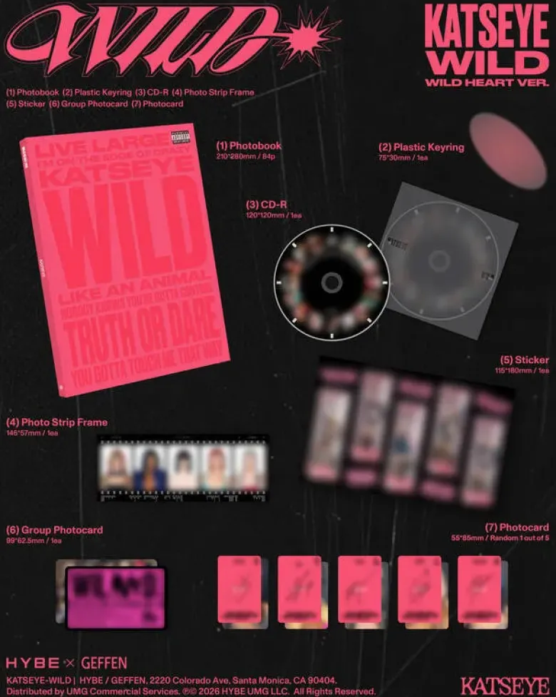 AlbumCD 12 CM LP WILD - Wild heart Ver.