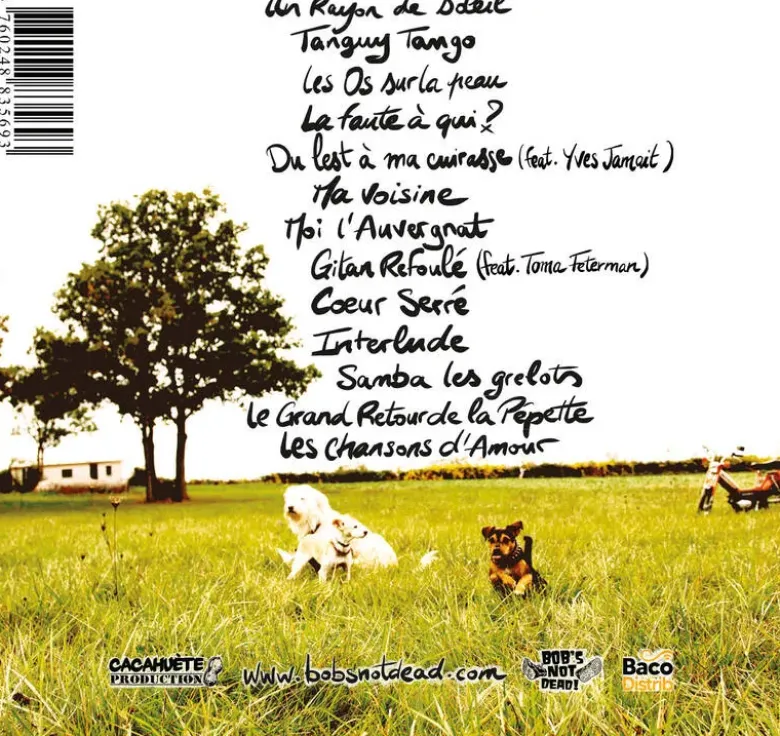 AlbumCD DIGIPACK Les os sur la peau