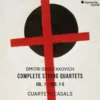 AlbumCD DIGIPACK Shostakovich: Complete String Quartets, Vol. 1 (Nos. 1-5)