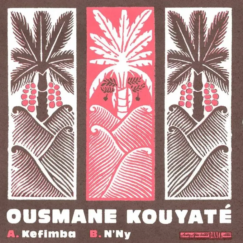 Album45 T (30CM) MAXI Ousmane Kouyate - Vinyle Rose 180 Gr