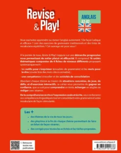 Anglais - Cahier d'activités -Revise & Play - A2-B2