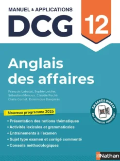 Anglais des affaires - DCG - Épreuve 12 - Manuel et applications