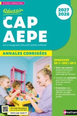 Annales corrigées - CAP Accompagnant éducatif petite enfance