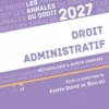 Annales Droit administratif 2027 - Méthodologie & sujets corrigés