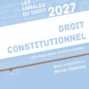 Annales Droit constitutionnel 2027 - Méthodologie & sujets corrigés