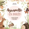 Aquarelle en forêt