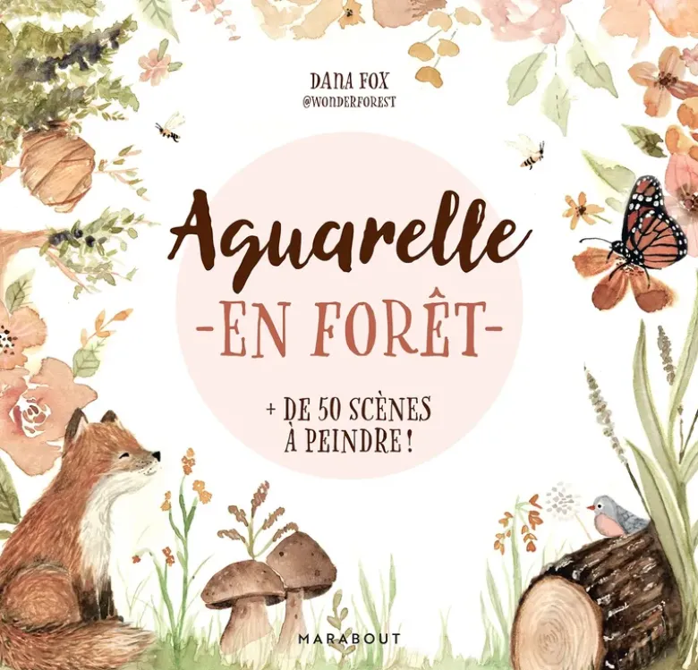 Aquarelle en forêt