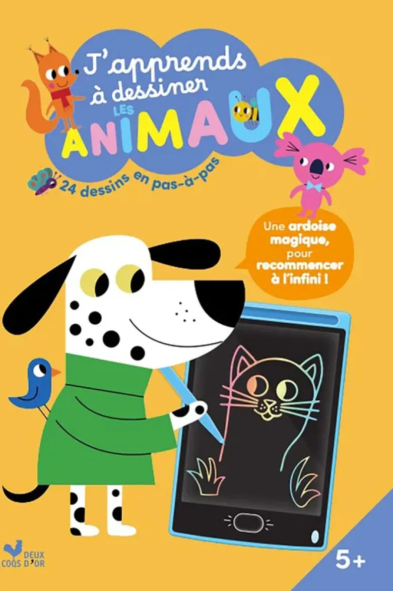 Ardoise magique - J'apprends à dessiner les animaux