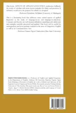 Aspects of Applied Linguistics