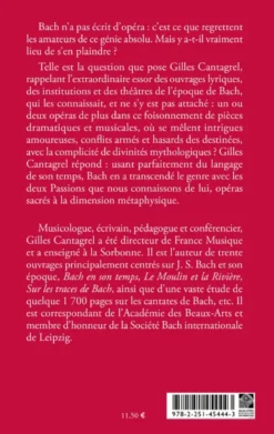 Bach n'a pas écrit d'opéra