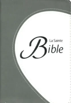 Bible Compacte Segond 1910 / Modèle souple, duotone gris, ruban marque page, tranche argentée, fermeture éclair