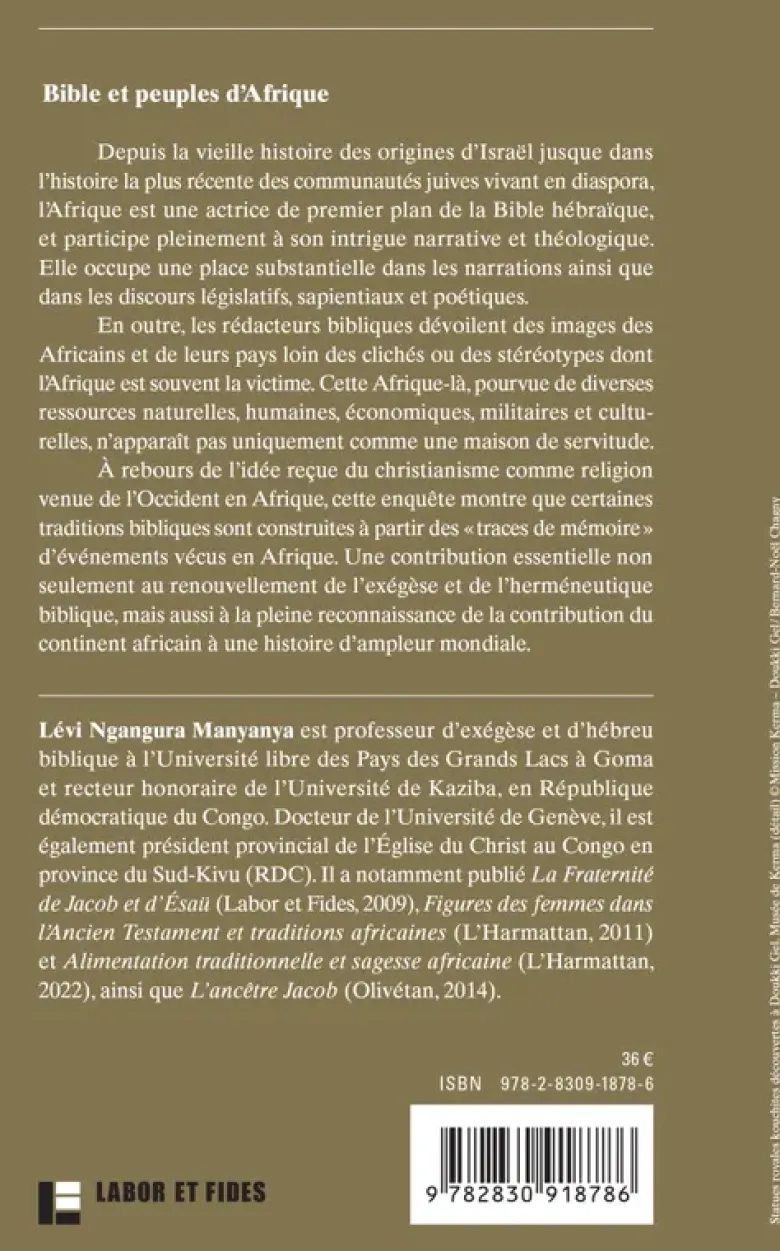 Bible et peuples d'Afrique