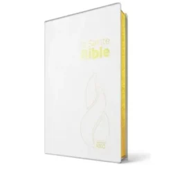 Bible Segond NEG compacte toilée blanche tranche or