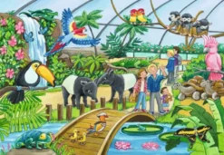 Bienvenue au Zoo puzzle 2 x 24 pièces