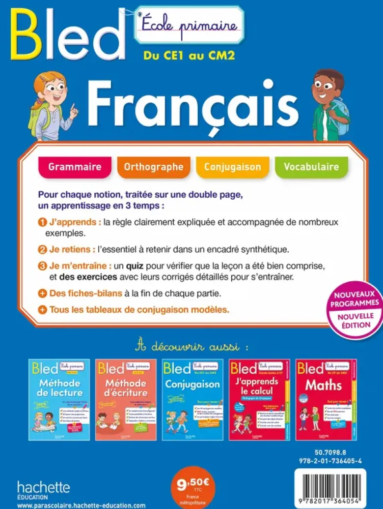 Bled Ecole primaire Français du CE1 au CM2