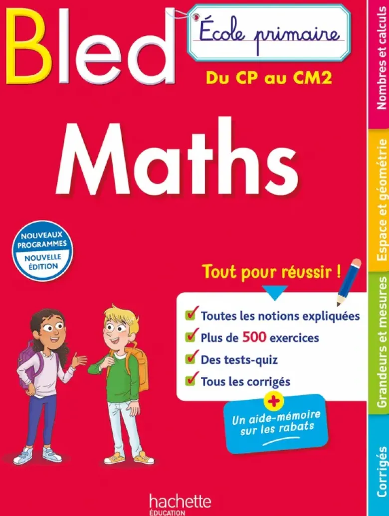 Bled Ecole primaire Maths du CP au CM2