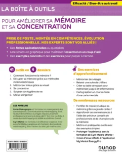 Boîte à outils Efficacité / Bien-être au travailLa boîte à outils pour améliorer sa mémoire et sa concentration