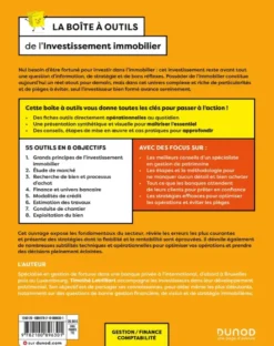 Boîte à outils Gestion / Finance - ComptabilitéLa boîte à outils de l'investissement immobilier