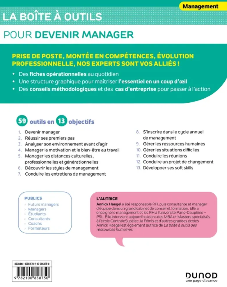 Boîte à outils ManagementLa boîte à outils pour devenir manager