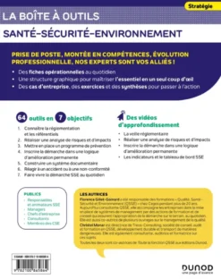 Boîte à outils Stratégie d'entrepriseLa boîte à outils Santé-Sécurité-Environnement - 5e éd.