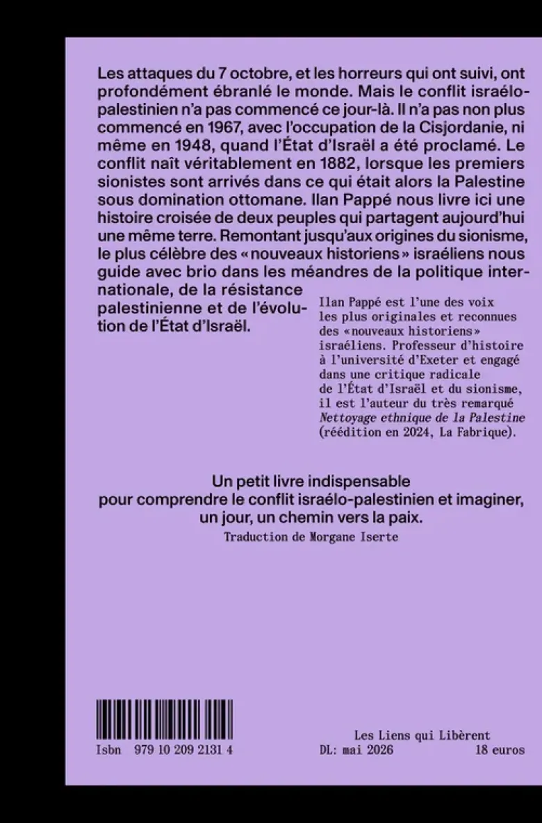 Brève histoire du conflit Israelo-Palestinien