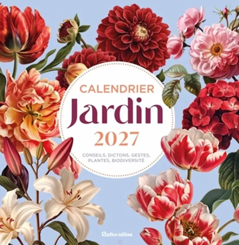 Calendrier mural jardin 2027