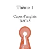 CAPES d'anglais Bac + 5 Thème 1