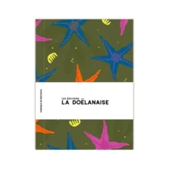 Carnet A6 Étoile de mer Kaki