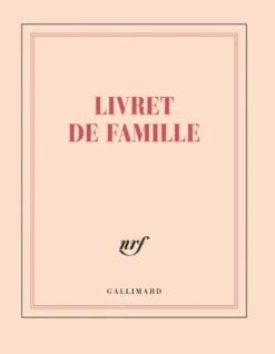 Carnet carré «Livret de famille» (papeterie)