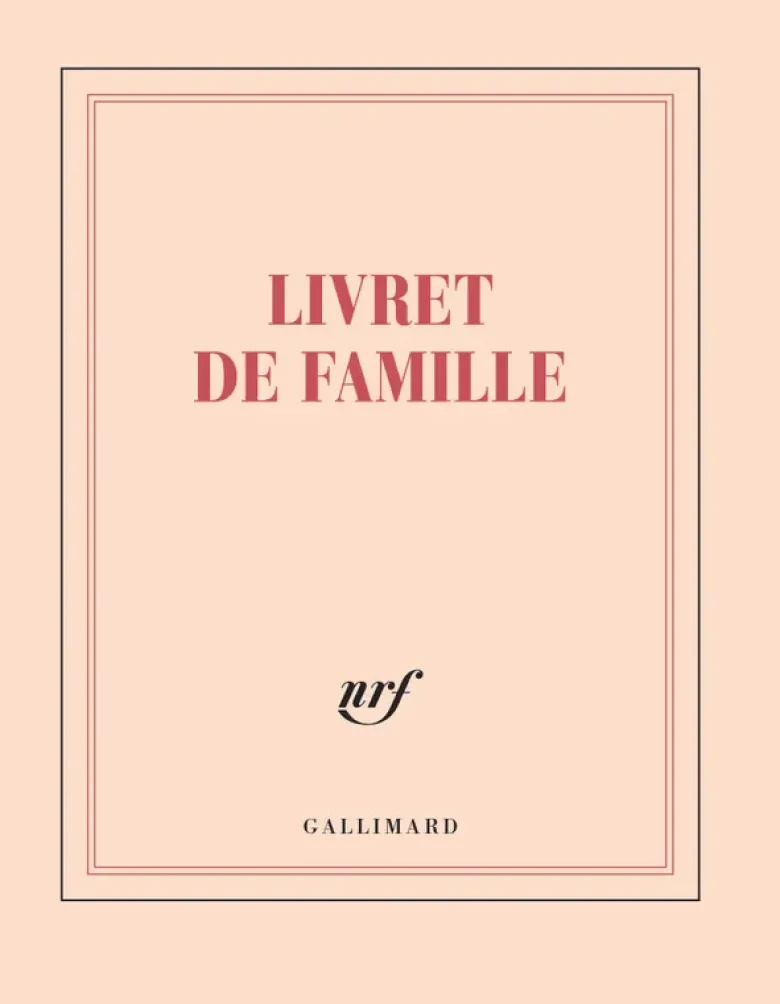 Carnet carré «Livret de famille» (papeterie)