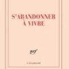 Carnet carré «S'abandonner à vivre» (papeterie)