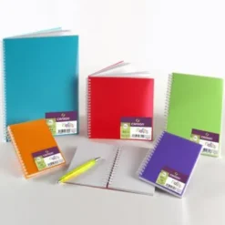 Carnet de croquis spiralé 50 feuilles 120g (couleurs assorties)