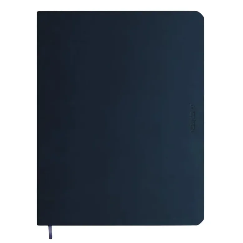 Carnet de notes large bleu