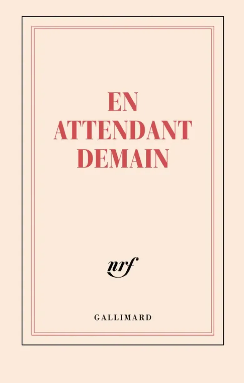 Carnet "En attendant demain" (papeterie)