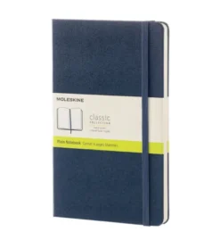 Carnet grand format Rigide - Pages blanches - Marine