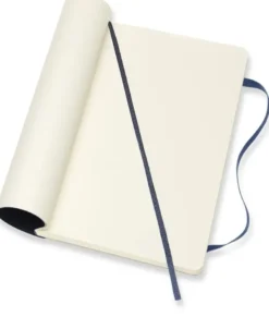 Carnet grand format souple - Pages blanches - Marine