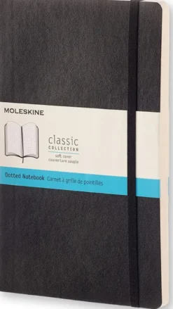 Carnet grand format souple - Pages pointillées