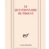 Carnet "Le questionnaire de Proust"