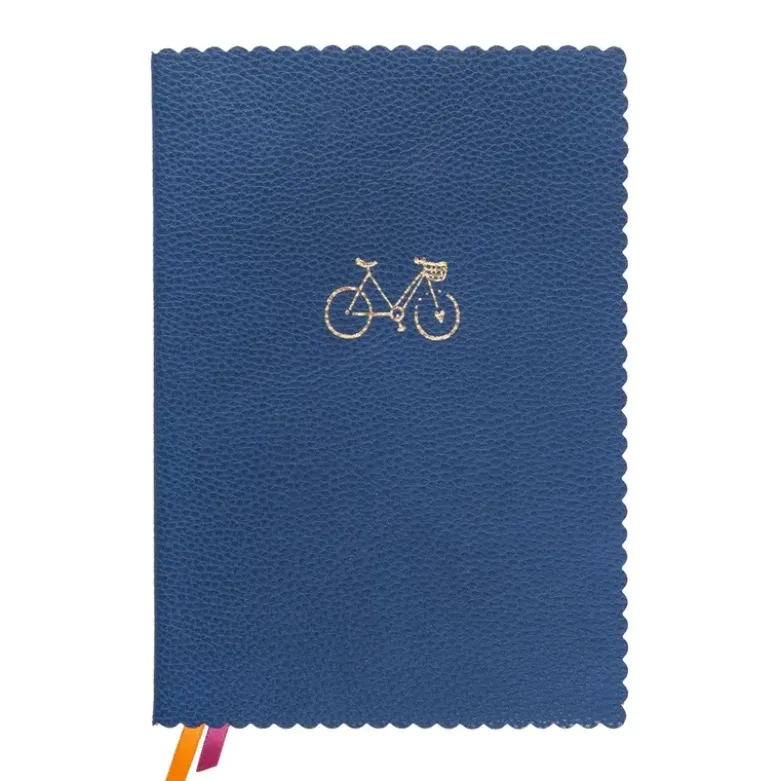 Carnet Majoie "Vélo" bleu