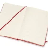 Carnet moyen format Rigide - Pages Lignées - Rouge